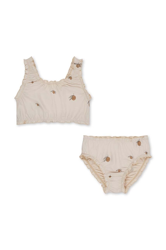 Konges Sløjd dwuczęściowy strój kąpielowy dziecięcy komplet żółty KS100210