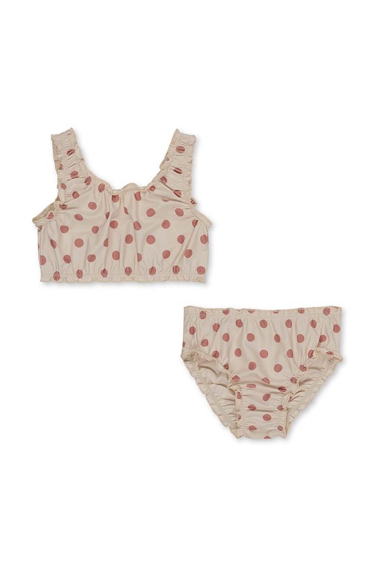 Konges Sløjd dwuczęściowy strój kąpielowy dziecięcy komplet różowy KS100210