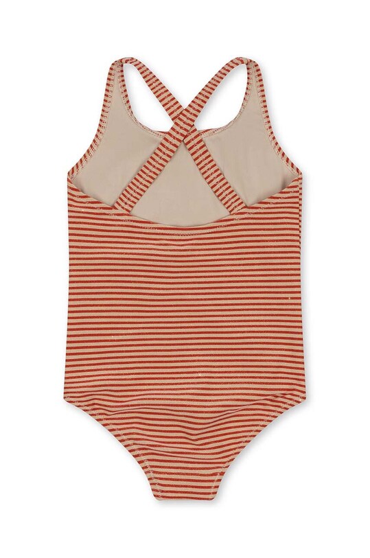 Konges Sløjd costum de baie dintr-o bucată pentru copii KS100310 rosu SS24