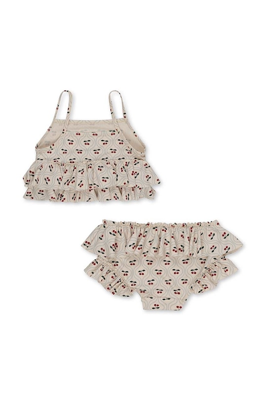 Konges Sløjd dwuczęściowy strój kąpielowy dziecięcy KS100378 różowy SS24