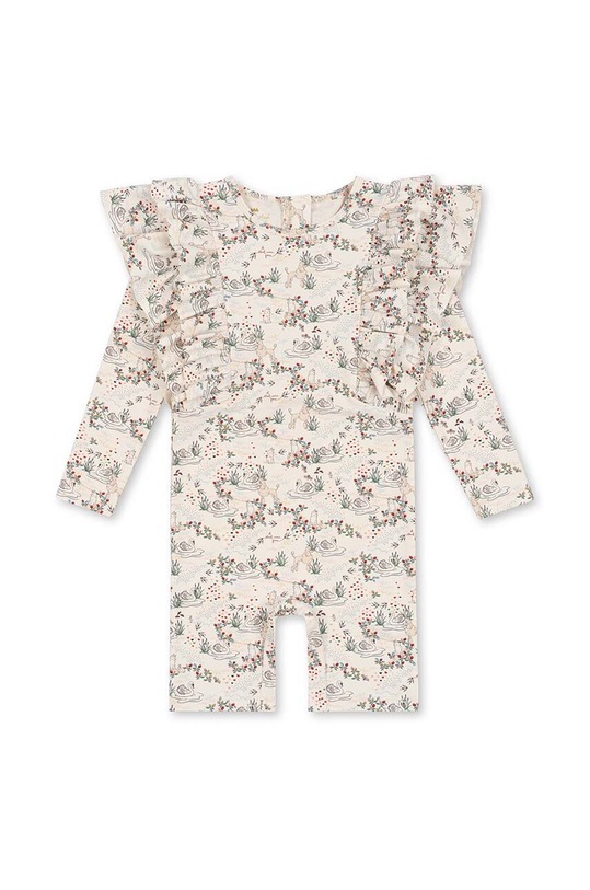 Jednodílné dětské plavky Konges Sløjd měkké modrá KS100379