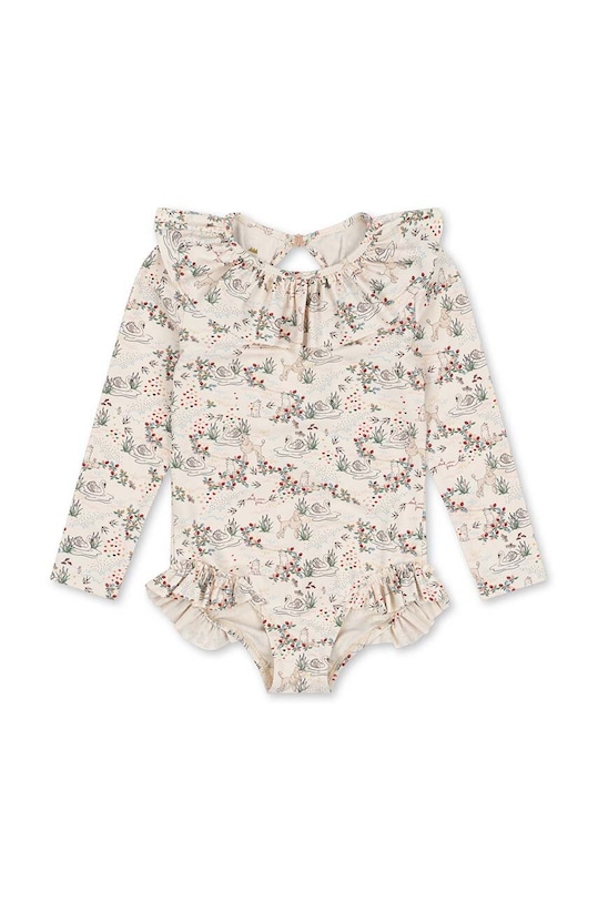 Konges Sløjd egyrészes gyerek fürdőruha mintás kék KS100382