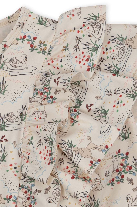 Dziewczynka Konges Sløjd longsleeve kąpielowy dziecięcy KS100384 niebieski