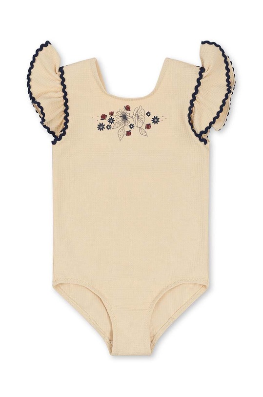 Konges Sløjd jednoczęściowy strój kąpielowy dziecięcy KS100474 beżowy SS24