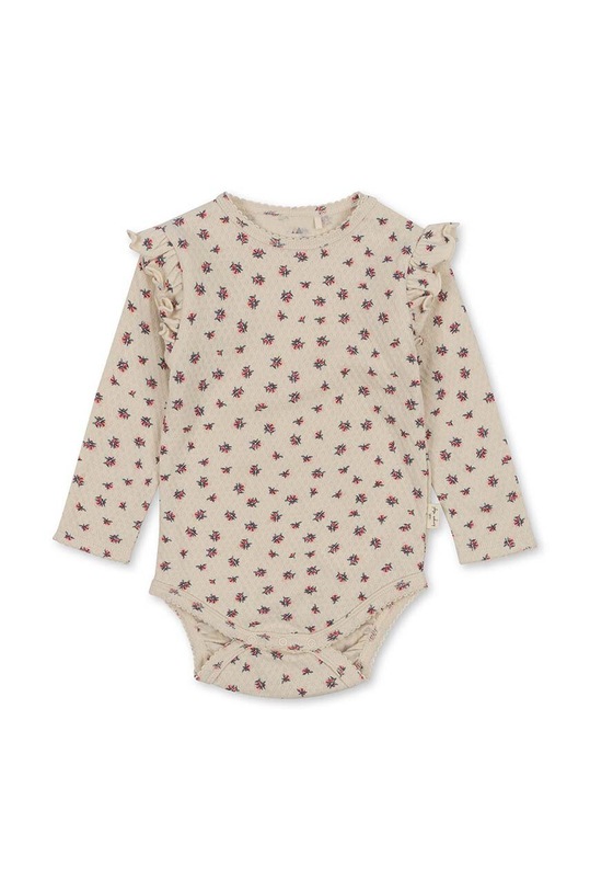 Konges Sløjd pamut baba body KS100513 rózsaszín SS24