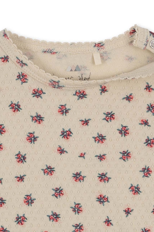 Konges Sløjd pamut baba body rózsaszín KS100513