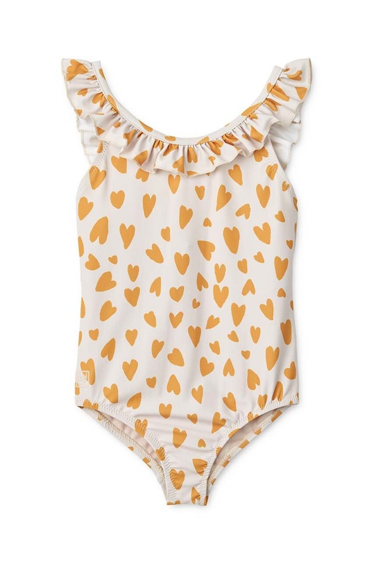 Liewood costum de baie dintr-o bucată pentru copii Kallie Printed Swimsuit moale galben LW18589