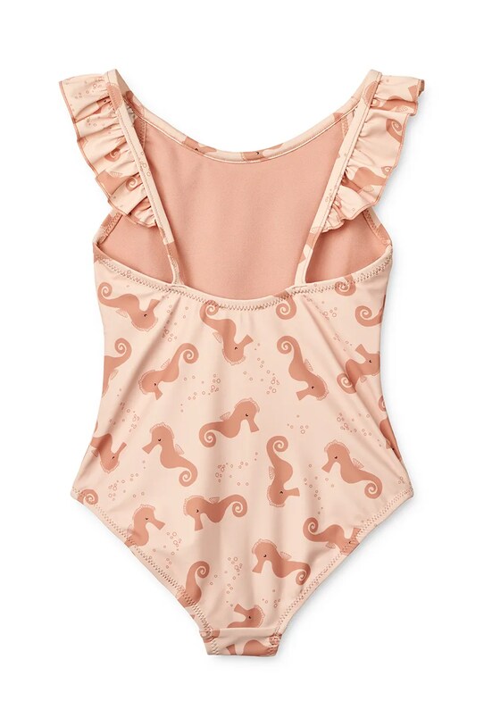 Dziewczynka Liewood jednoczęściowy strój kąpielowy dziecięcy Kallie Printed Swimsuit LW18589 pomarańczowy