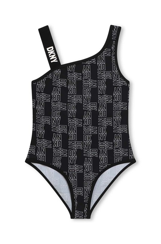 Dkny jednoczęściowy strój kąpielowy dziecięcy miękka czarny D60048.114.150