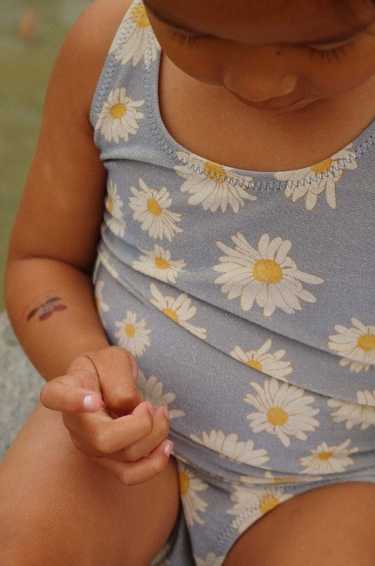 Konges Sløjd jednoczęściowy strój kąpielowy dziecięcy miękka niebieski KS100932