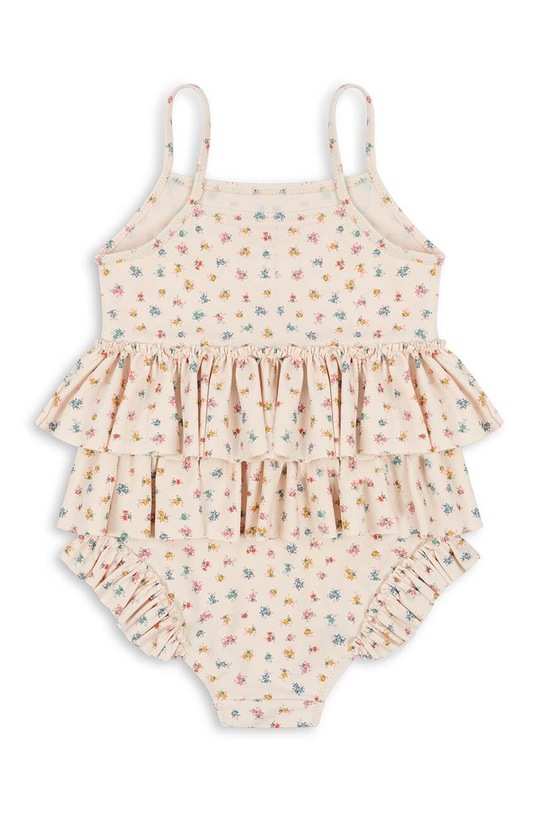 Konges Sløjd costum de baie dintr-o bucată pentru copii KS100961 bej SS24