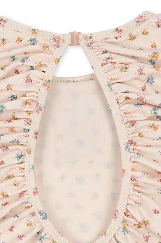 Dziewczynka Konges Sløjd jednoczęściowy strój kąpielowy dziecięcy KS100962 beżowy