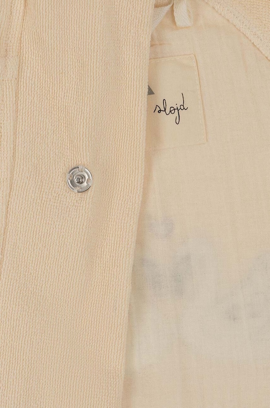 Konges Sløjd halat de baie din bumbac pentru copii KS101076.G bej