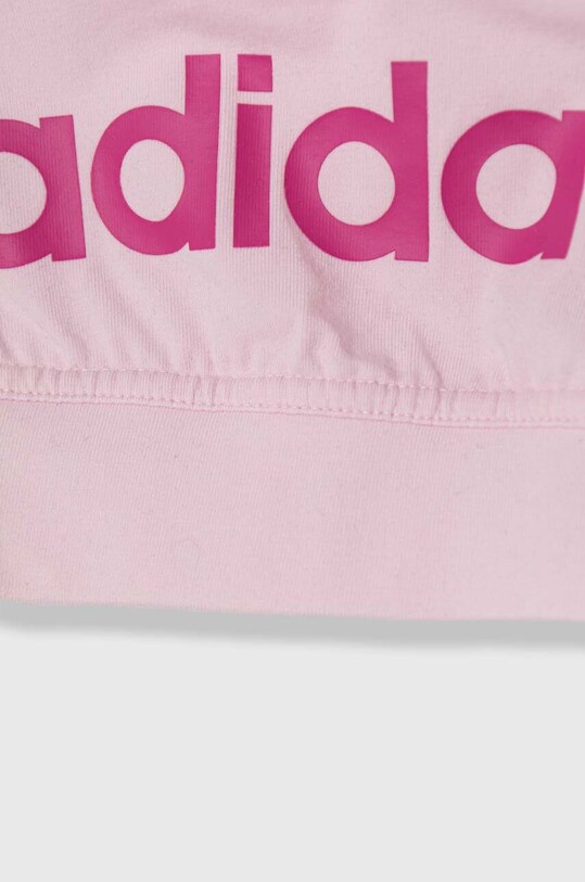Девочка Детский спортивный бюстгальтер adidas IS2653 розовый