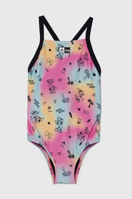 Jednodielne detské plavky adidas Performance Dy Min Ro Suit bez kostíc viacfarebná IT8617