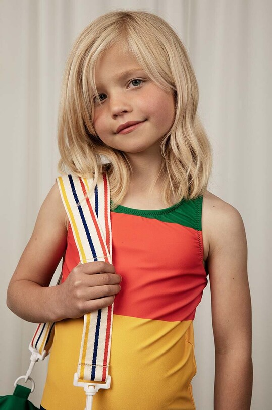 Суцільний дитячий купальник Mini Rodini 2428010300 барвистий