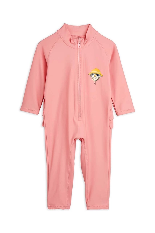 Kupaći kombinezon za bebe Mini Rodini Owl 2428010928 roza SS24