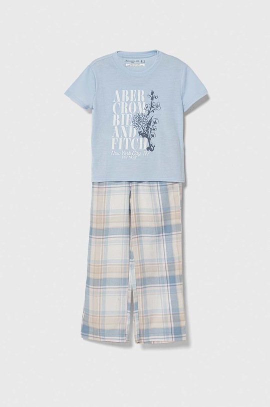 Abercrombie & Fitch piżama dziecięca wzorzyste niebieski KI246.4000