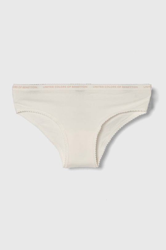 Dziewczynka United Colors of Benetton figi dziecięce 2-pack 378Y0S01N.G.Seasonal beżowy