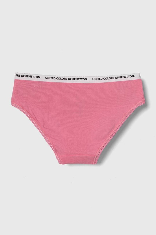 Παιδικά εσώρουχα United Colors of Benetton 2-pack 3MC10S1BF.G.Seas.PPYH ροζ