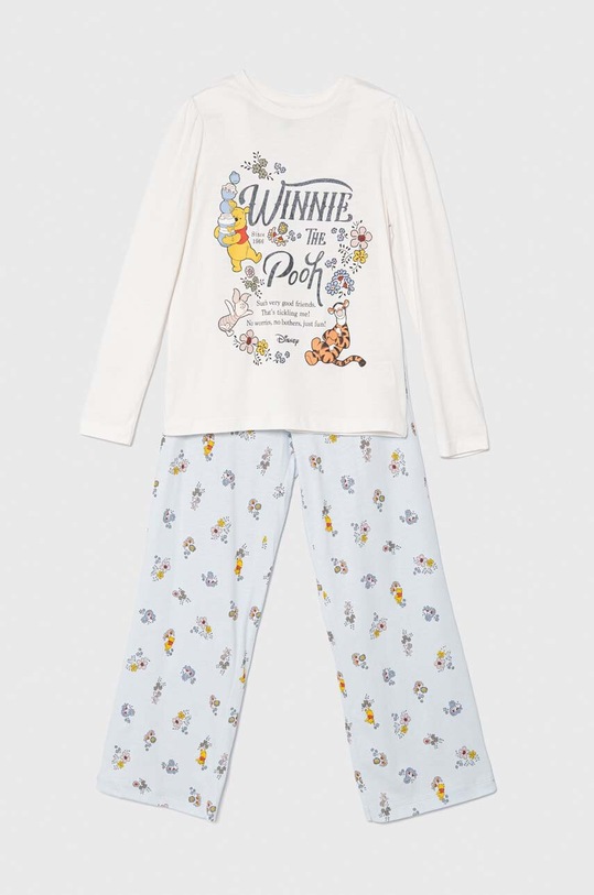 United Colors of Benetton piżama dziecięca komplet beżowy 3Y5E0P06A.G.Seasonal