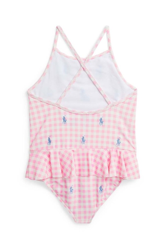 Polo Ralph Lauren jednoczęściowy strój kąpielowy dziecięcy 312935063002 różowy SS24