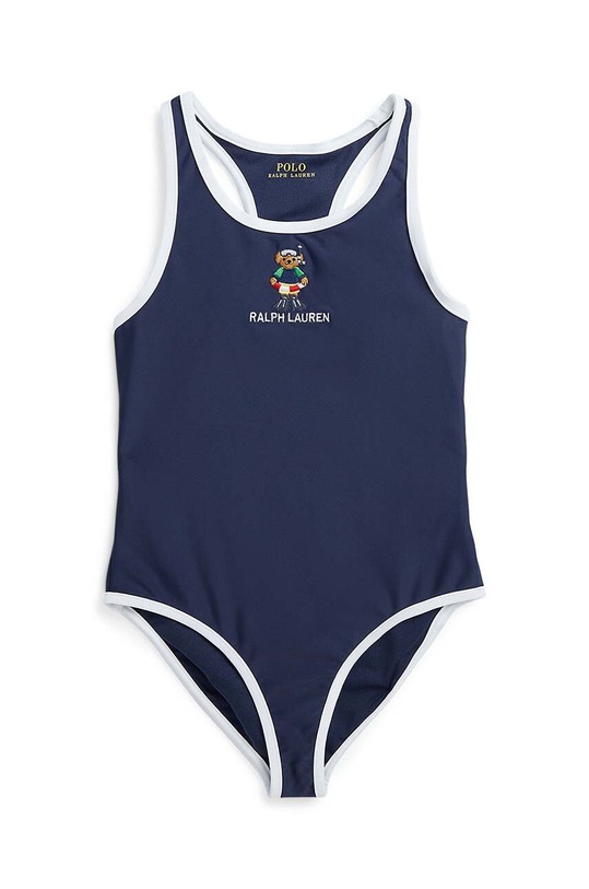 Polo Ralph Lauren jednoczęściowy strój kąpielowy dziecięcy miękka granatowy 312935069001