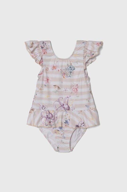 Jamiks jednoczęściowy strój kąpielowy dziecięcy miękka beżowy SILJE.Stroj.k.JLG134.G