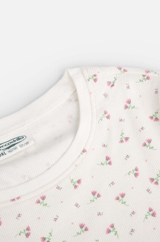Coccodrillo pijamale de bumbac pentru copii bej WC4448223PJS