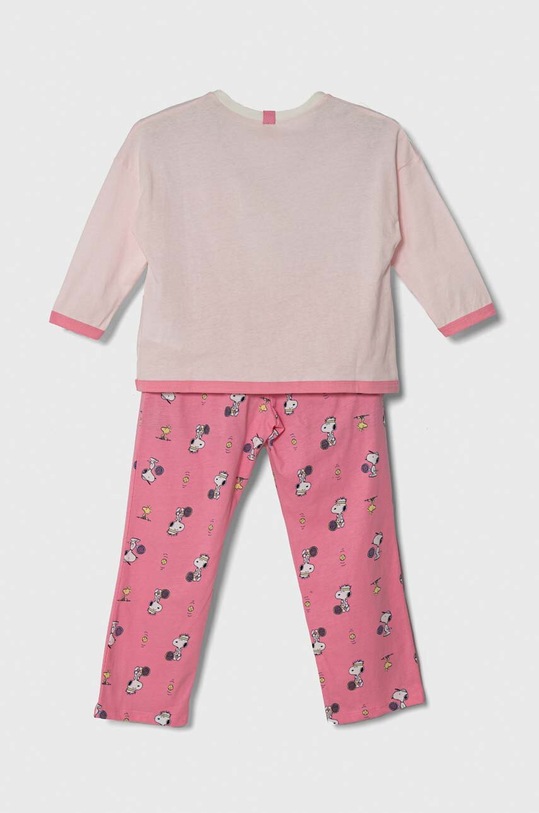 United Colors of Benetton pigama in lana bambino x Snoopy 30960P063.G.Seasonal rosa SS24