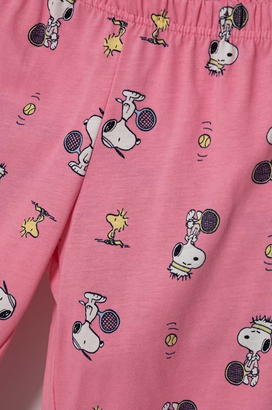 United Colors of Benetton pigama in lana bambino x Snoopy rosa 30960P063.G.Seasonal