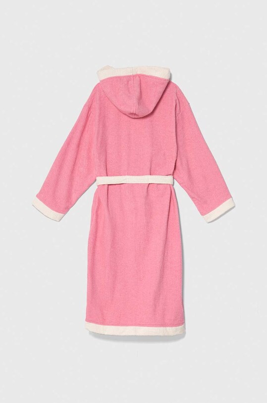 United Colors of Benetton halat de baie din bumbac pentru copii 6ORG0800G.G.Seasonal roz SS24