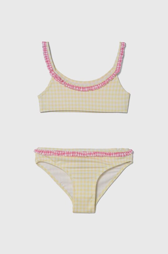 United Colors of Benetton costum de baie pentru copii din două piese moale galben 317Y0K01Y.G.Seasonal
