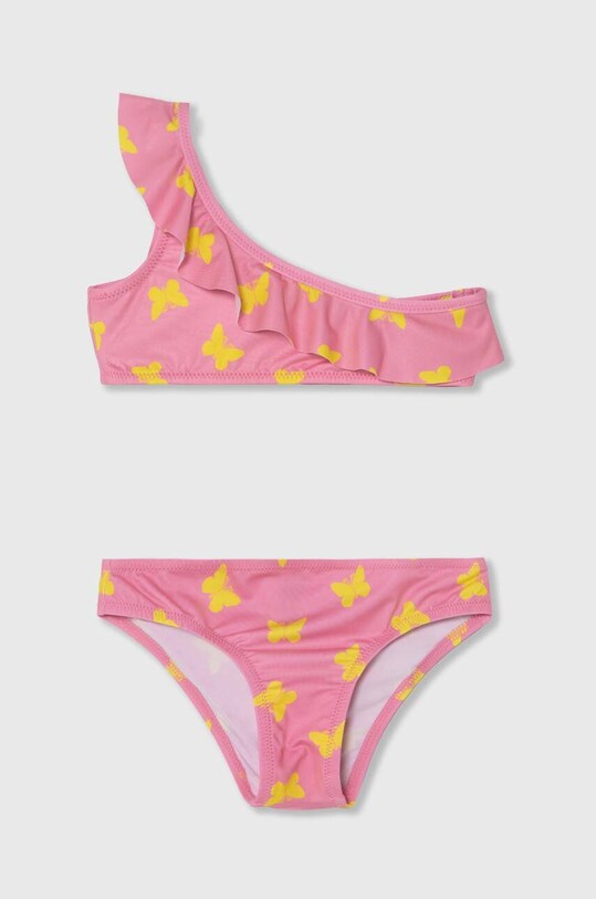 Dvoudílné dětské plavky United Colors of Benetton měkké růžová 3WUM0K02E.G.Seasonal