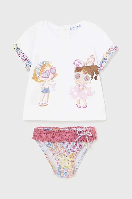 Βρεφικό μαγιό δύο τεμαχίων Mayoral μαλακό ροζ 1642.4P.Baby.PPYH