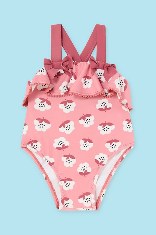 Ολόσωμο βρεφικό μαγιό Mayoral μαλακό ροζ 1740.4M.Baby.PPYH