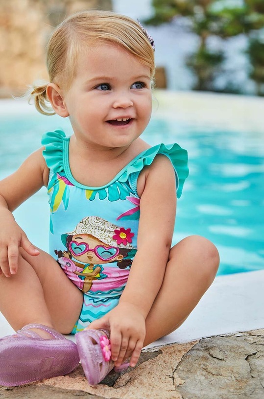 Ολόσωμο βρεφικό μαγιό Mayoral 1741.4P.Baby.PPYH πράσινο