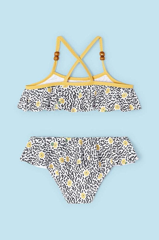 Mayoral costum de baie pentru copii din două piese 3712.6J.Mini.PPYH galben SS24