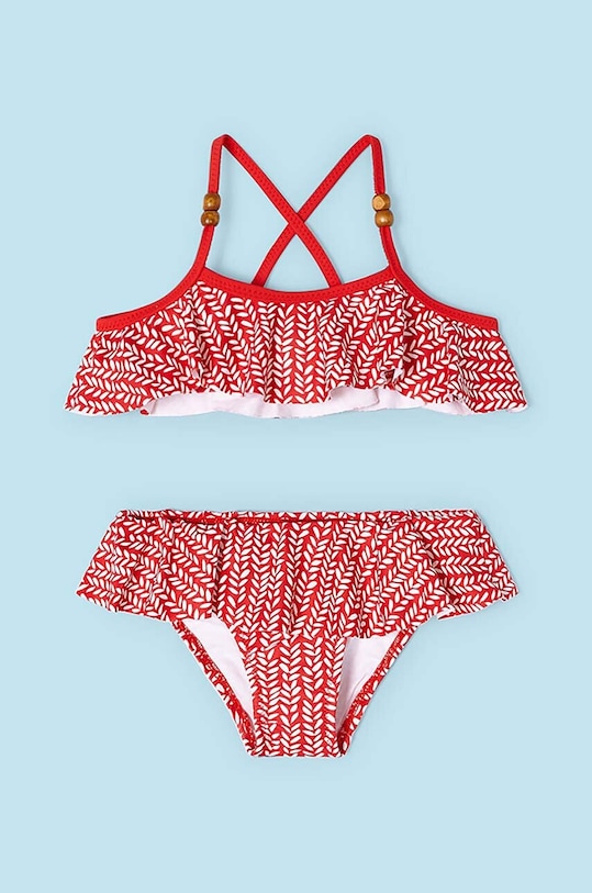 Mayoral dwuczęściowy strój kąpielowy dziecięcy komplet fioletowy 3712.6J.Mini.PPYH