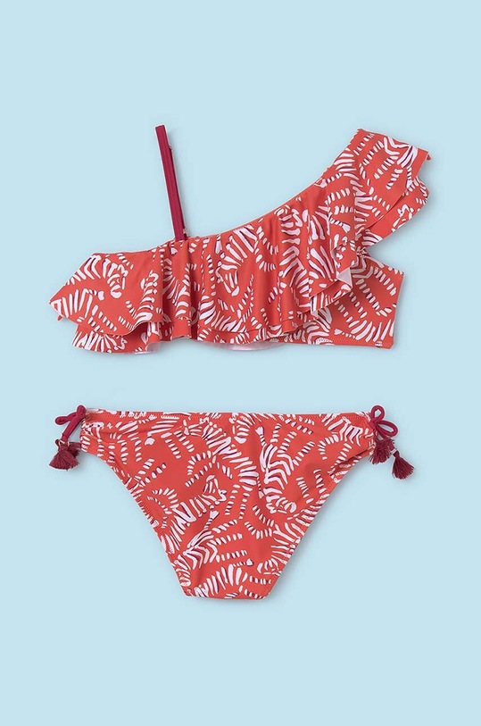 Παιδικό μαγιό δύο τεμαχίων Mayoral 6760.8E.Junior.PPYH πορτοκαλί SS24