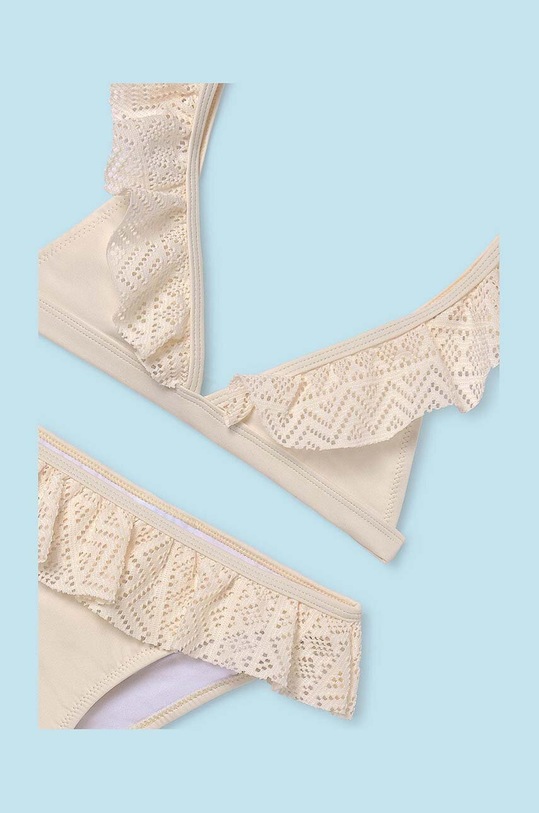 Dziewczynka Mayoral dwuczęściowy strój kąpielowy dziecięcy 6761.8C.Junior.PPYH beżowy