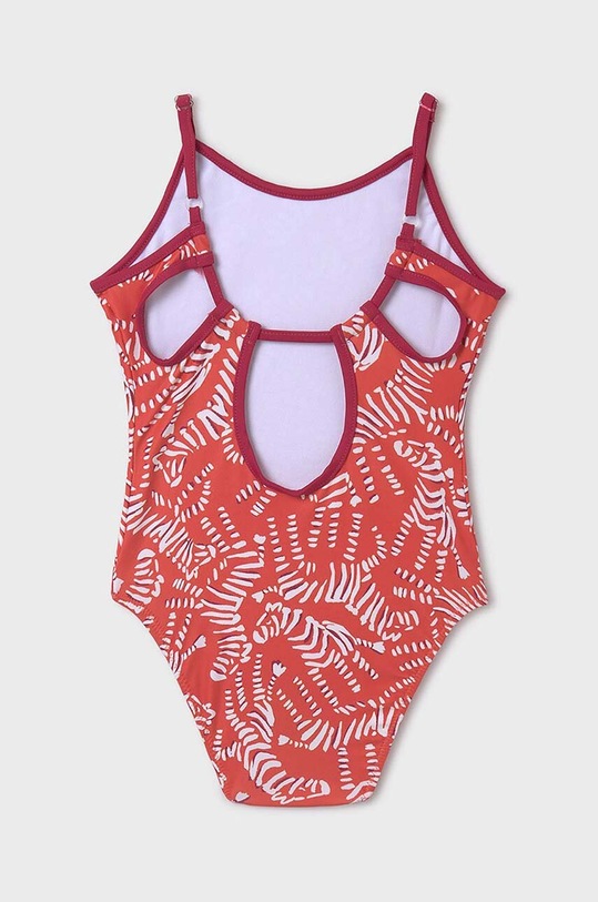 Mayoral jednoczęściowy strój kąpielowy dziecięcy 6765.8F.Junior.PPYH pomarańczowy SS24
