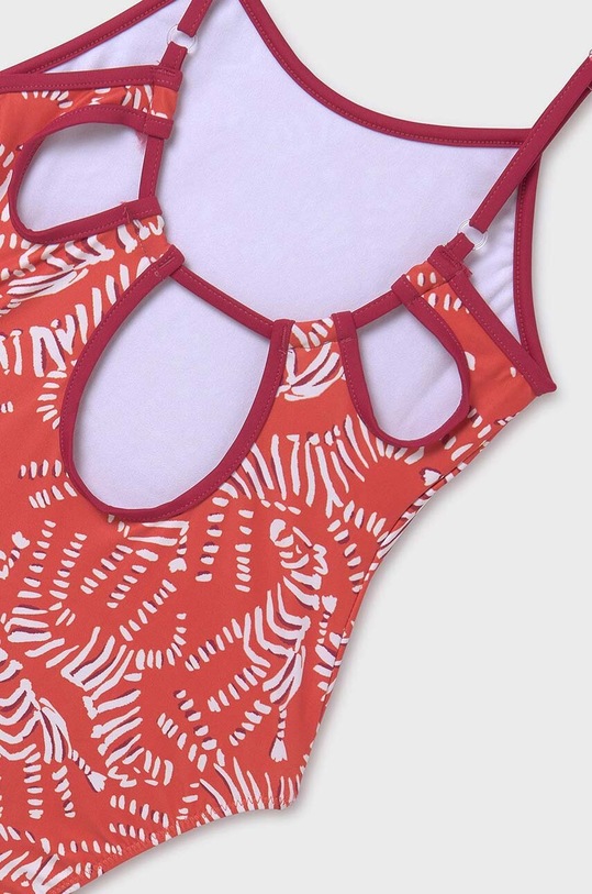 Dziewczynka Mayoral jednoczęściowy strój kąpielowy dziecięcy 6765.8F.Junior.PPYH pomarańczowy