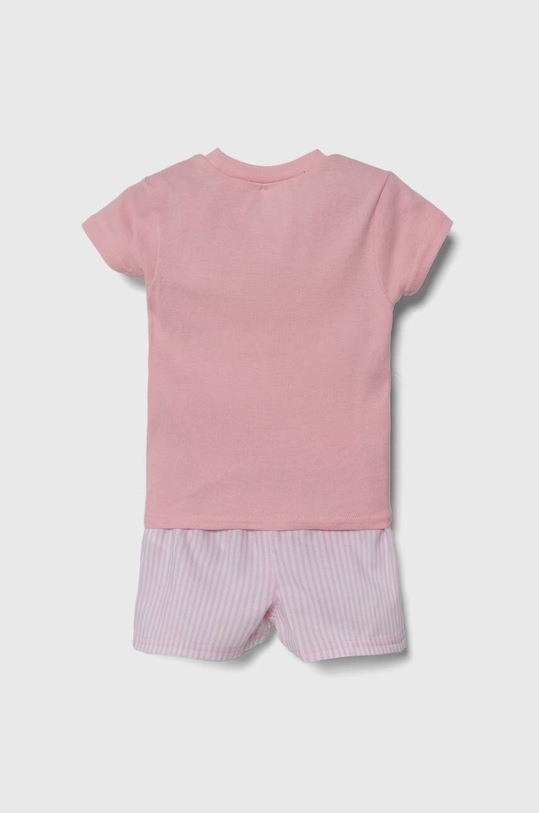 Детска памучна пижама Polo Ralph Lauren 2P0146 розов SS24
