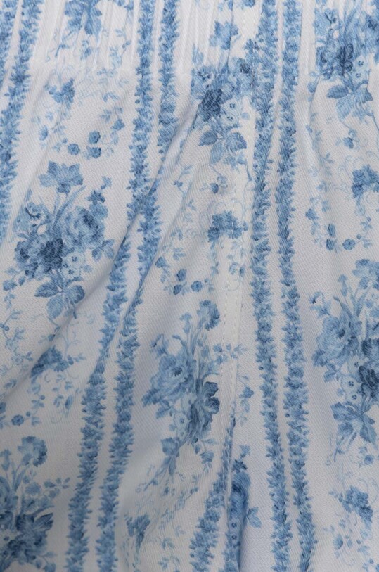 Fete Polo Ralph Lauren pijamale de bumbac pentru copii 3P0145 albastru