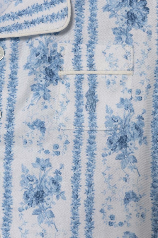 Polo Ralph Lauren pijamale de bumbac pentru copii albastru 3P0145