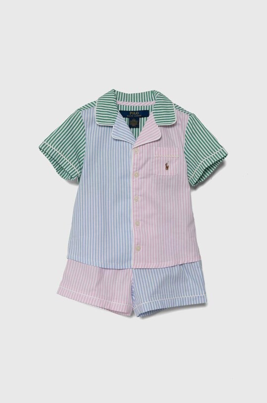 Polo Ralph Lauren piżama bawełniana dziecięca komplet multicolor 3P0145