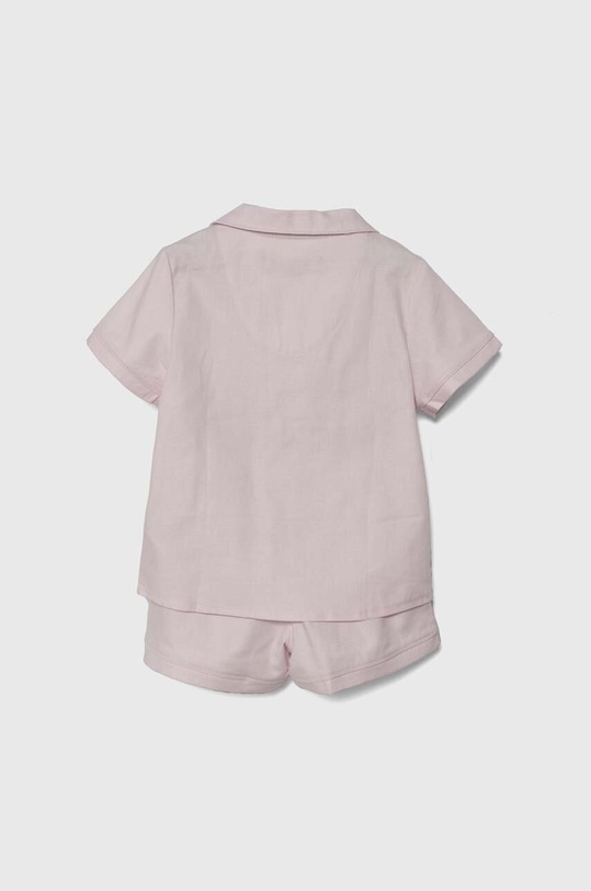 Polo Ralph Lauren pijamale de bumbac pentru copii 4P0145 roz SS24
