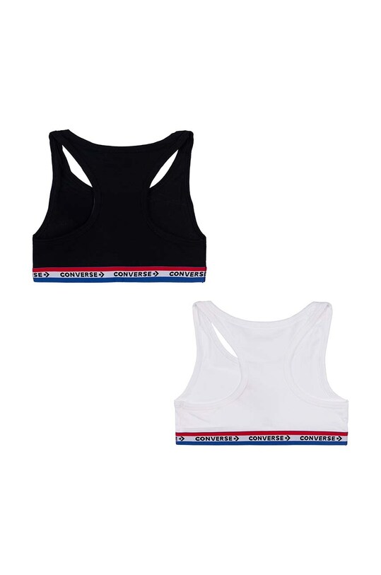 Converse biustonosz sportowy dziecięcy 2-pack 4C0309 czarny SS24