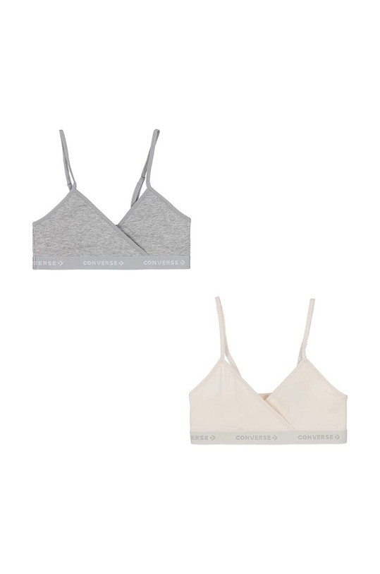 Converse biustonosz dziecięcy 2-pack miękka beżowy 4C0310